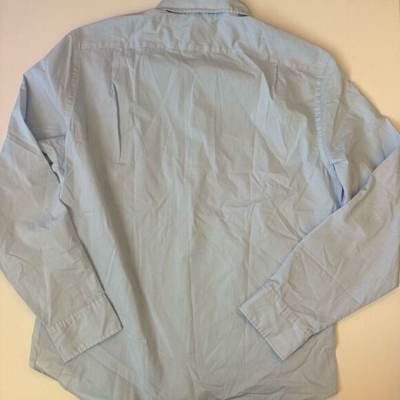$75 J Crew blue button up performance size Large m3 - Picture 4 of 5